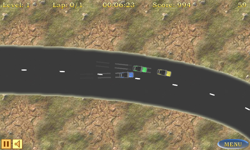 Гонки на машинах скриншот